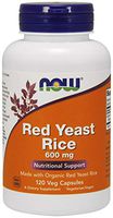 Now Foods, Red Rice Yeast Extract 600 mg Veggie Capsules, 120 Count
