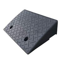 Threshold Ramps,Wheelchair Locomotive Truck Mat- School Shop Store Garage Ramps Slow Down Silent Pad Vehicle Ramps (Color : Black)