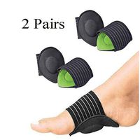 QHYAH Foot Insoles Cushioned Arch Foot Support Decrease Plantar Fasciitis Pain Correction Night Foot Care Corrector Thumb Goodnight 1 Pair