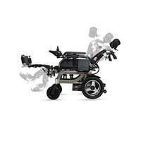 ZXOIHH Intelligent Full-Automatic Electric Wheelchair, Lightweight Multifunctional Flat-Laying Scooter, Suitable for Elderly/Disabled People