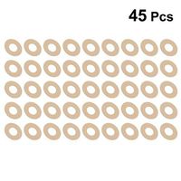 Healifty 45Pcs Self Adhesive Callus Cushions Oval Shaped Cushion Soft Foam Corn Pads Waterproof Toe and Foot Protectors