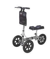 Lifestyle Mobility Aids Lightweight Folding Knee Walker with XL 12" All Terrain Wheels (Hammertone Gray)