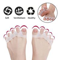 1 Pair Bunion Foot Care Tools Align Toes Relief Pain Silicone Toe Separator Health Care Orthotics Corrector