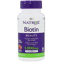Natrol Biotin BEAUTY 5,000 mcg, 250 Fast Dissolve Tablets