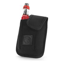 Vape Carrying Case for Travels – Secure, Organized, Premium Vapor Bag – Fits Large Mechanical Box Mods, e-Juice, Battery, Tank Holder & Accessories – Wick and Wire (El Cajon Black)