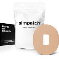 SIMPATCH Adhesive Patch for Dexcom - Pack of 25 - Multiple Colors Available (Beige)