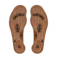 Weite Gel Insoles, 1 Pair Clear Magnetic Massage Shoe Insoles Gel Pad Therapy Acupressure Foot Care Pad Cushion for Men Women (Men's US 7.5-11, Women's US 6-9) (Men's US 7.5-11)