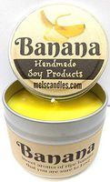 Banana - 4oz All Natural Hand Made Tin Soy Candle, Take It Any Where
