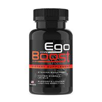 Ego Boost – Dietary Supplement – Regular Strength – Stamina Enhancer – Enhanced Virility and Vitality – High Energy Levels – Longer, Stronger and Harder – Ultimate Libido Booster (1 Capsule)