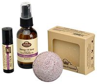 Fabulous Frannie Kids Peace & Calm Aromatherapy Gift Wellness Set made with Pure Essential Oils