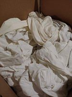 All Way Rags Lint Free-White Knit Cotton Rags-Painter-Stainer-Oil-Dirt-All-Purpose Rags-Reclaimed T-Shirt Material (10 Pound) No Sheets Or Dress Material