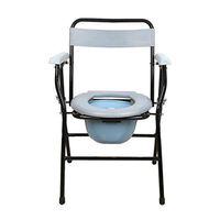TYUIO Bariatric Bedside Commode - Folding 3n1 Toilet Seat Chair - Portable, Extra Wide with Bucket Splash Guard - Heavy Duty, Adult Bathroom
