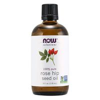 NOW Essential Oils, Rose Hip Seed Oil, 100% Pure, Nourishing and Renewing, For Facial Care, Vegan, 4-Ounce