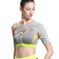 Shoulder Support Brace, for Men and Women, Adjustable Dislocated Shoulder Strap for Rotator Cuff, AC Joint Muscle Tear Recovery, Labrum Tear and Tendonitis,Leftshoulder,M