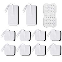 SPACEREST TENS Unit Pads 20 Pcs, Latex-Free Self-Adhesive Electrode, Replacement Pads Electrode Patches with Upgraded Self-Adhesive Snap-on Performance and Non-Irritating Design for Electrotherapy