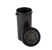 Reverse Cap Medical Bottles 13 Dram (Child Resistant or Screw Top) Great for Patients Suffering from Arthritis Pain. Easy Open Twist or Push and Turn Child Proof (Wholesale - Factory Direct, 275pcs)