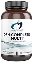 Designs for Health DFH Complete Multi - Full Spectrum Multivitamin, Multimineral with No Copper or Iron (120 Capsules)