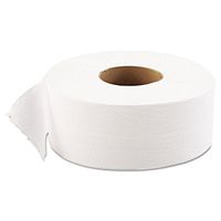 GEN 1511 JRT Jumbo Bath Tissue, 1-Ply, White, 9-Inch Dia, 12 Rolls/Carton