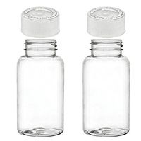 50 Empty Plastic Pill Bottles Medicine Container Vitamin Capsule Drug Holder Cl