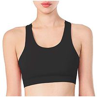 Workout Sports Bras for Women - Women's Everyday Bras Racerback Sports Fitness Support Exercise Running Underwear Tops Black