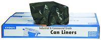 Stout by Envision Commerical 55-60 Gallon Can Liners - 100 Bags - 1.5 mil Heavy Duty Industrial 100% Recycled Puncture & Tear Resistant Garbage Trash Bags