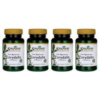 Swanson Full Spectrum Corydalis 400 Milligrams 60 Veg Capsules (4 Pack)