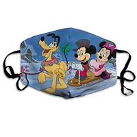 SSUJ7 Mickey Mouse Skiing Men Women Adjustable Earloop Mouth Guard Anti-Dust Washable Reusable Mouth Guard for Kids Teens Adults Anti Pollution,Anti-smog