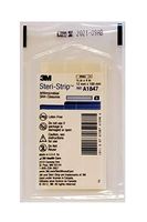 3M STERI-Strip A1847 1/2"x4" Antimicrobial Blend Tone Tan Flesh Elastic Skin Closures Face Bandages 6/Pack