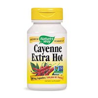 Nature's Way Cayenne Extra Hot 100,000 HU Potency, 100 Vcaps (Packaging May Vary)