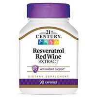21st Century Resveratrol Red Wine Extract Capsules, 90Count