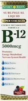 Nature's Bounty, Super Strength B-12, 5000mcg, 2-Ounce (Pack of 3)