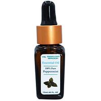 Peppermint Essential Oil-100% Pure & Therapeutic Grade for Aromatherapy, Relaxation, Steamer, Massage, Positive Mood, Meditation & Yoga, Perfumery, Baths, Hair Care, Saunas - 12ml (Approx 200 Drops)