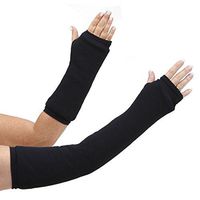 CastCoverz! Designer Arm Cast Cover - Black - Small Long: 18" Length X 9" Circumference - Removable and Washable - Made in USA