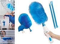 360 ° Hurricane Spin Electric Duster Motorized Dust Feather Duster Cleaning Brush Blue, Battery Powered Chargable (Color : Charging)