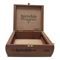 Cigar Premium Wood or Paper Empty Box Case for Crafts, Guitars or Storage (Legend Ario Toro)