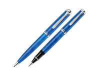 Pelikan Souveran R805 Rollerball Pen - Vibrant Blue - Palladium Trim (Special Edition)