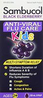 Sambucol Black Elderberry Kids Anti-Viral Flu Care 120 Milliliter