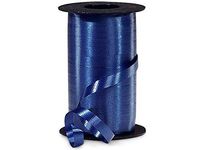 Navy Curling Ribbon 3/8"x250 yds 100% Polypropylene (17 Rolls) - WRAPS-C4NB