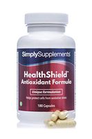 HealthShield Antioxidant Formula | Antioxidant Supplement with Resveratrol & Lycopene | 180 Capsules