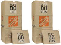 BTCAD 49022-25PK Heavy Duty Brown Paper Lawn and Refuse Bags for Home and Garden, 30 gal 2 Case of Pack of 25