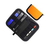 Carrying Case Cover Holder Wallet Compatible for Juul/MT/MYLE Vape Bag Traveling Bag-Device not Included (Orange)