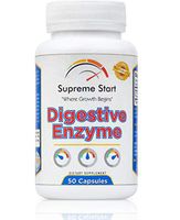 Supreme Start Digestive Enzymes 50 Capsules- 100% All Natural Multi Enzyme Supplement for Better Digestion & Nutrient Absorption