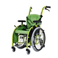 HYRL Wheelchair, Self-Propelled Wheelchair Portable Aluminum Alloy Multi-Purpose Child Manual Wheelchair for Cerebral Palsy