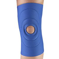 OTC Knee Support, Encircling Stabilizer Pad, Neoprene, Blue, Large