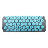 Acupressure Massager Mat Relaxation Relief Stress Tension Body Yoga Mat Relieve Body Stress Pain Spike Cushion Mat with Pillow,Light Grey