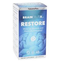 NaturesPlus Brainceutix Restore - 60 Vegan Capsules - Promotes Healthy Sleep & Nighttime Brain Recovery - Cognitive Support & Optimal Brain Function - Vegetarian, Gluten-Free- 30 Servings