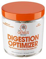 Genius Digestive Enzymes for Digestion & Total Wellness | Restore Gut Heath w/Bromelain, Ginger Root & Prebiotics – Natural Relief Formula for Gas, Heartburn, Constipation | 135 Vegetarian Capsules