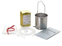 Purelife Coffee Enema Kit- 1.5 Qt Colon Cleanse Kit with 1 Lb Organic Light Air Roast Coffee - Medical Silicone Tubing & Nozzle - Gerson Approved