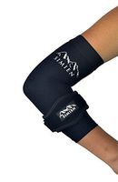 SIMIEN Elbow Brace + Sleeve Compression Combo (1-Count Each) - Small - Reduces Inflammation for Tennis Elbow, Golfer's Elbow, Tendonitis Pain - 88% Copper Sleeve - Results or