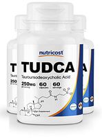 Nutricost Tudca 250mg, 60 Capsules (3 Bottles)